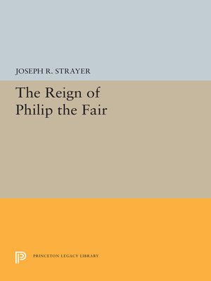 cover image of The Reign of Philip the Fair
